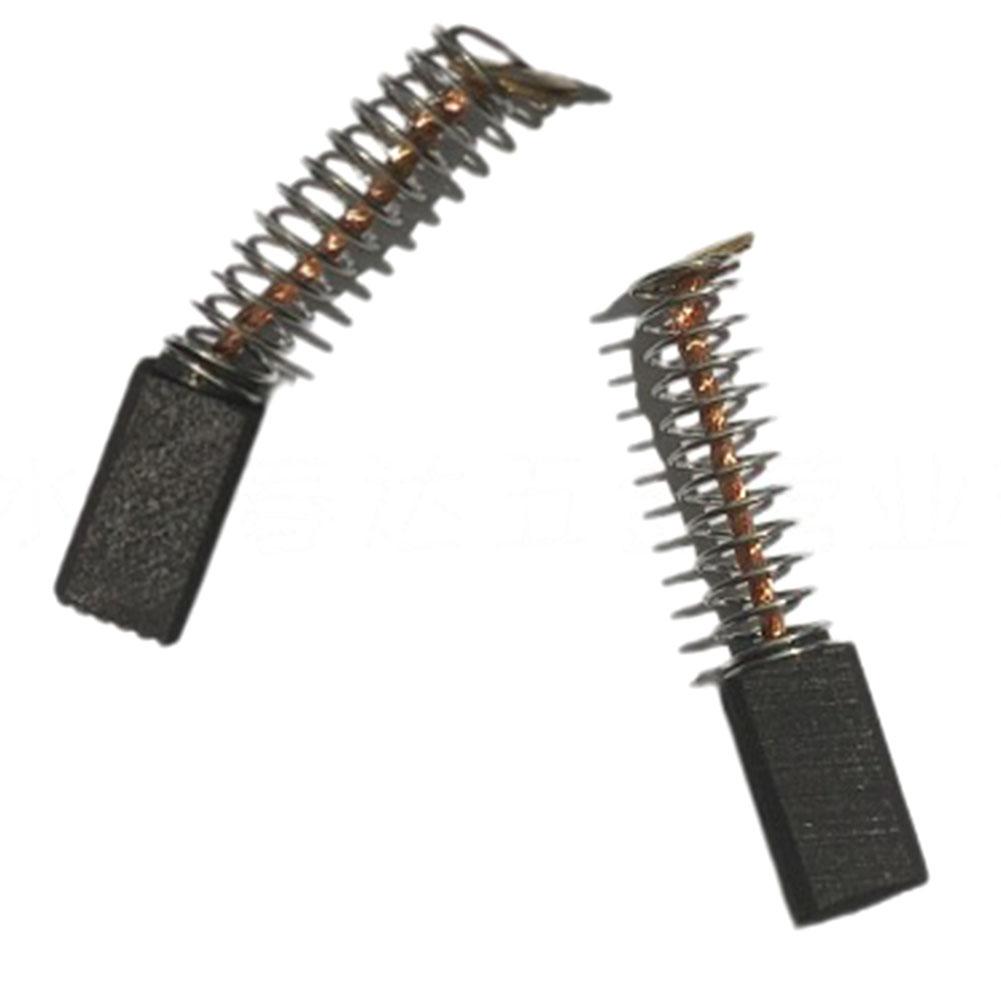 Ersättningskolborstar 2 st 6,2x6,2x11,5 mm för elverktygsmotor med tråd och borstfjädrar för motorstabilitet