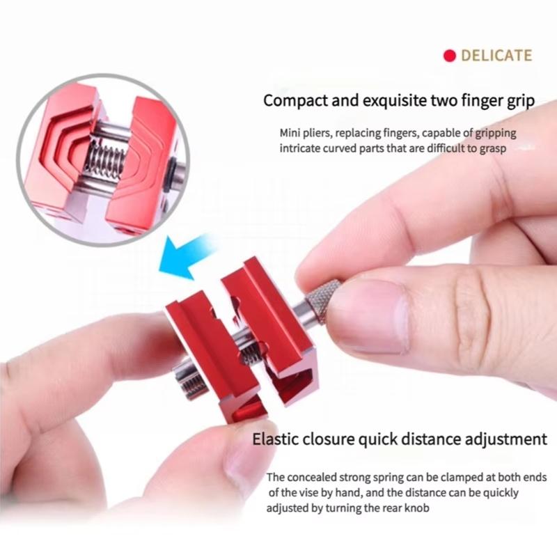 Portable Aluminum Drill Press Vise Benches Vise Wide Clamping Capacity Ideal For Outdoor And Electronics Assembly