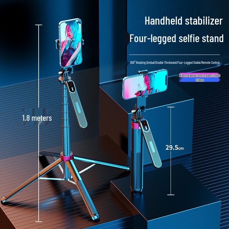Alloy Tripod Bluetooth Selfie Stick & Stabilizer