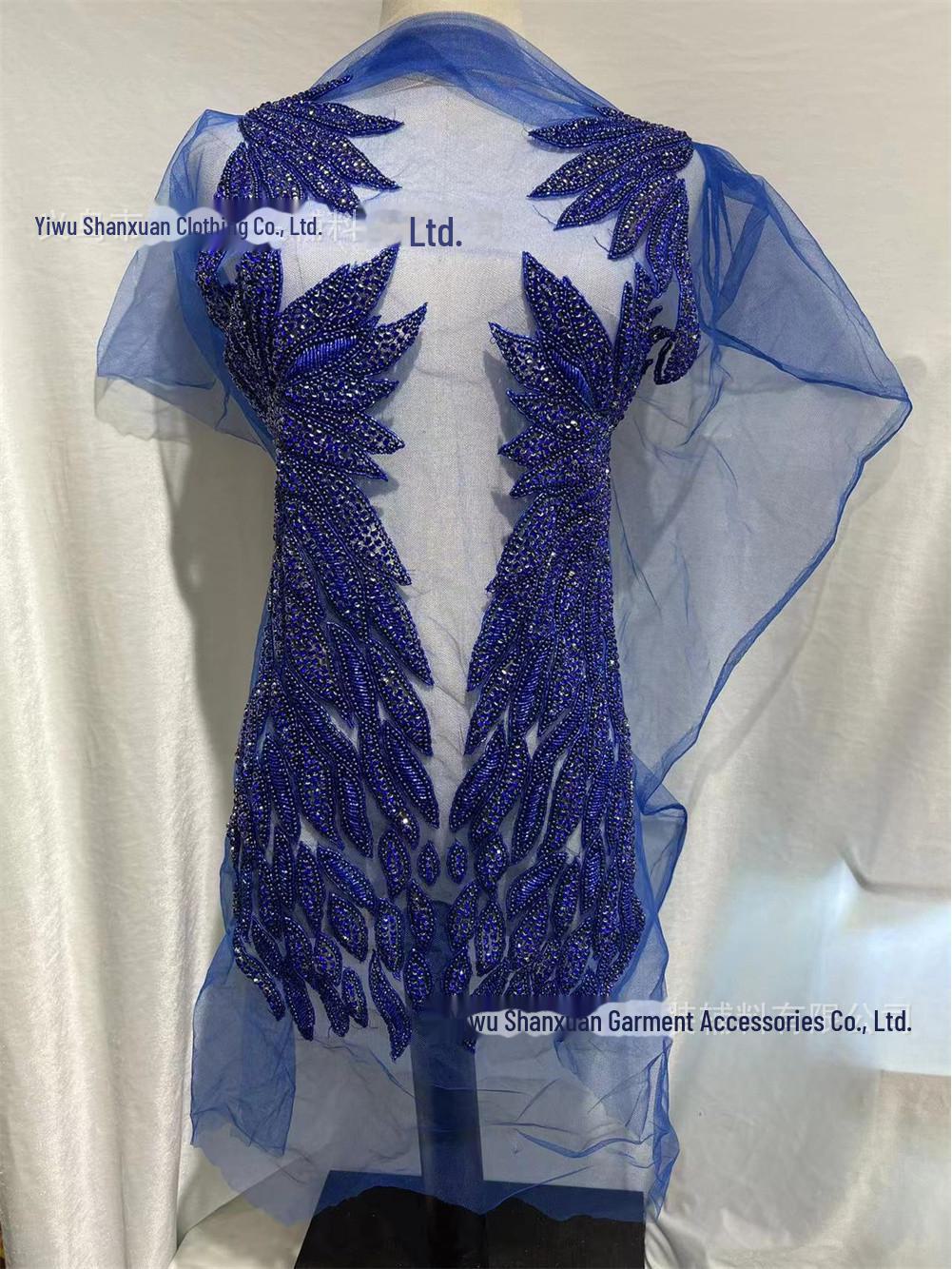 

Новый стиль, ручная работа, 40x70 см, аппликация на свадебное платье из пайеток