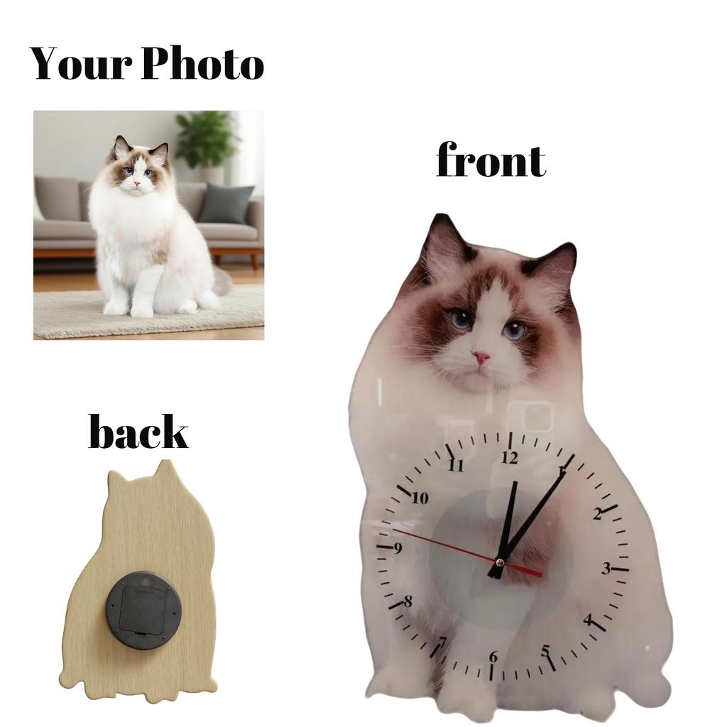 Customized Animal-shaped Pattern Creative Living Room Clock
