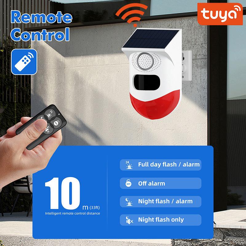 Graffiti Smart WiFi Solar Outdoor Waterproof Infrared Alarm with Sound and Light Alerts TB652812449935