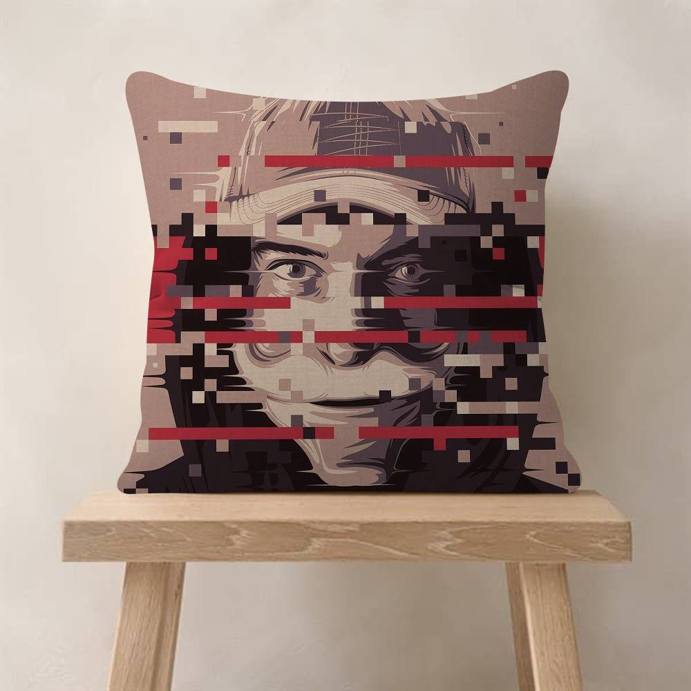 

Horror Tv Series Movie Mr RRobot Decorative Room Aesthetics Pillow Case Home Decor Bedroom Sofa Bed Couch Pillow Cover x 30x30 cm