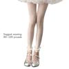 Women Hollowout Heart Pattern Fishnet Tights No Toes Pantyhose High Waist Footless Ruffle Lace Trim Leggings Stockings