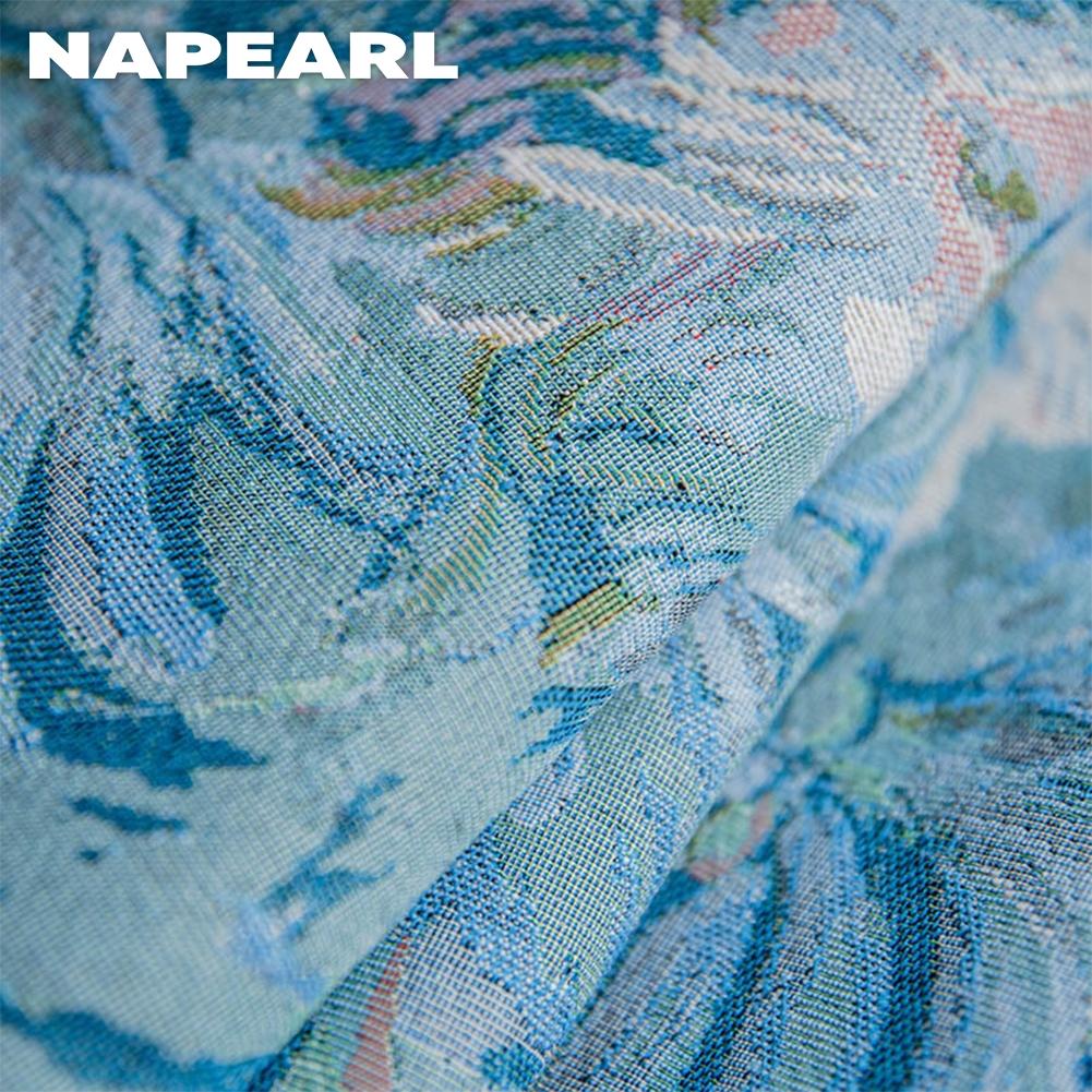 1PC NAPEARL Fashionable Art Cotton and Linen Fabric Printed Comfortable Tassels Tablecloth Table Decoration