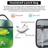 Sac à lunch isotherme Design Grenouille Mignonne sous Feuille Pluie pour Enfants École Glacière Boîte Thermique Alimentaire Sac fourre-tout Boîtes à lunch portables Contenant