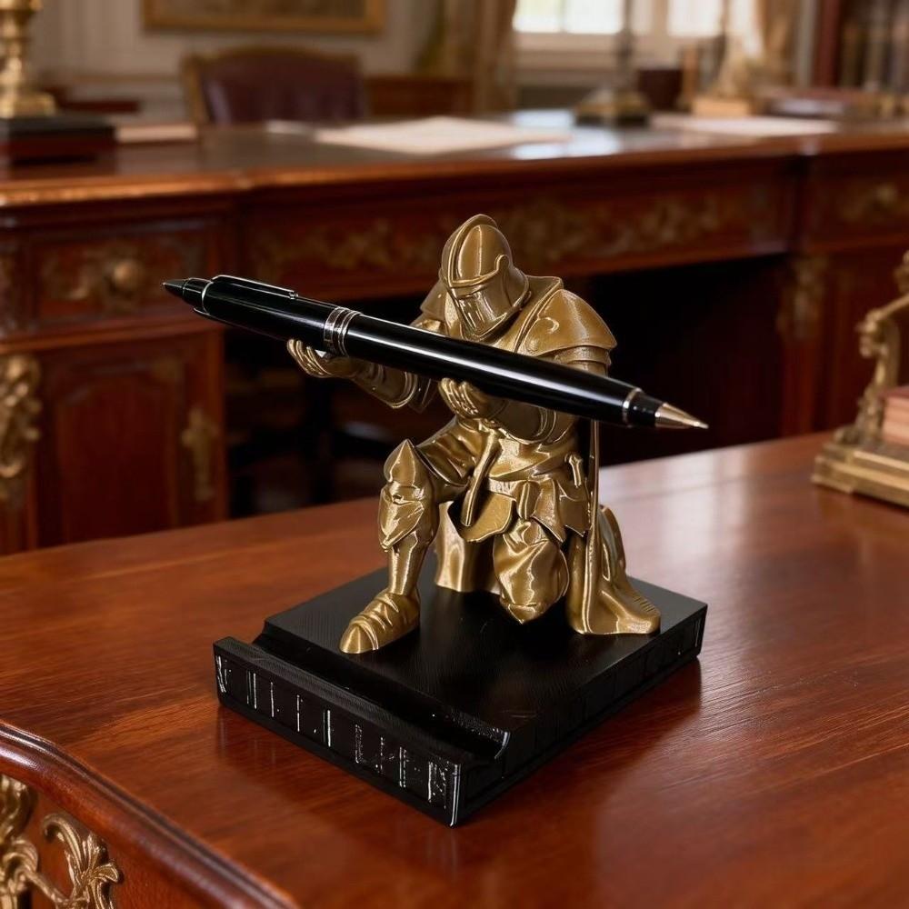 Funny Knight Decoration Decorations Pen Holder 3D Printing Knight Ornaments  Birthday Gift