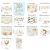 Multicolor Eid Mubarak Wall Stickers Star Moon Lantern Castle Ramadan Kareem Decals Eid Al-fitr Accessories Mural Bedroom