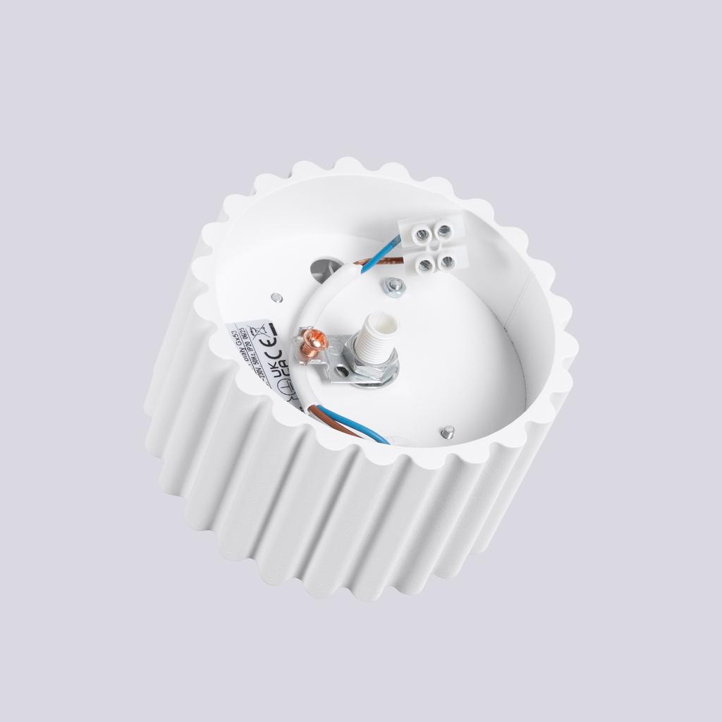 Plafon Aura 1 Gx53 Biały Alu Sollux Sl.1782