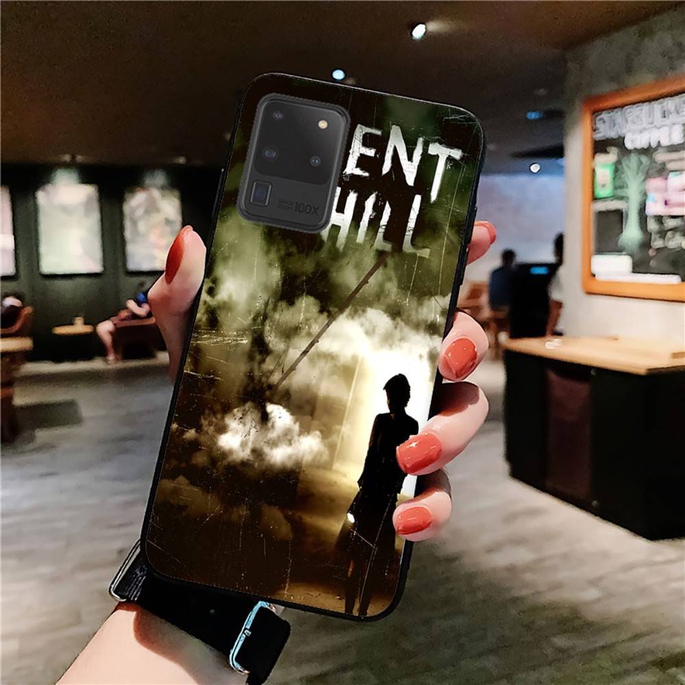 

Hot Games S-Silent Horror Hilles Phone Case For Samsung S 24 Fe 25 Ultra Plus 20 Lite 21 30 22 23 24 22 Ultra 5G Fundas Samsung S21Ultra