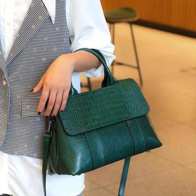 Echtleder Damen Handtaschen Luxus Designer Damen Tragetasche Retro Große Kapazität Umhängetasche Schultertasche Rindsleder Handtaschen