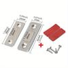 4Pc Ultra Thin Latch Cupboard Door Closer Cabinet Catches Door Stopper Furniture Fittings Strong Magnetic Kitchen Accessories