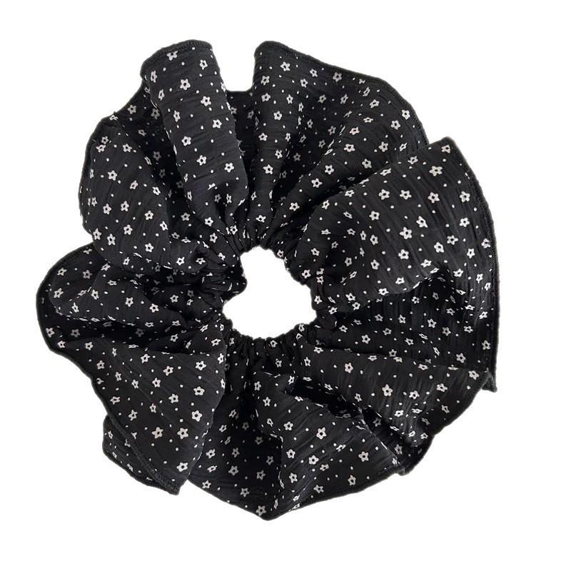 Small Fresh Large Intestine Hair Band Female Tie Ball Head Hair Rope Gentle and Versatile Headrope Sweet and Cute Does Not Hurt Hair Headgear Summer