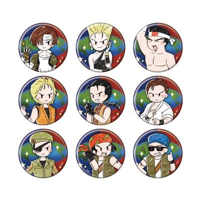 THE KING OF FIGHTERS 94 02 [Graph Art Illustration] Can Badge Box of 9