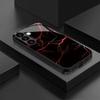 Rote Blitzmuster Glas Handyhülle geeignet für Samsung Galaxy S26 S25 S24 S23 S22 S20 FE/Ultra/Plus5G Anti-Drop Rückabdeckung
