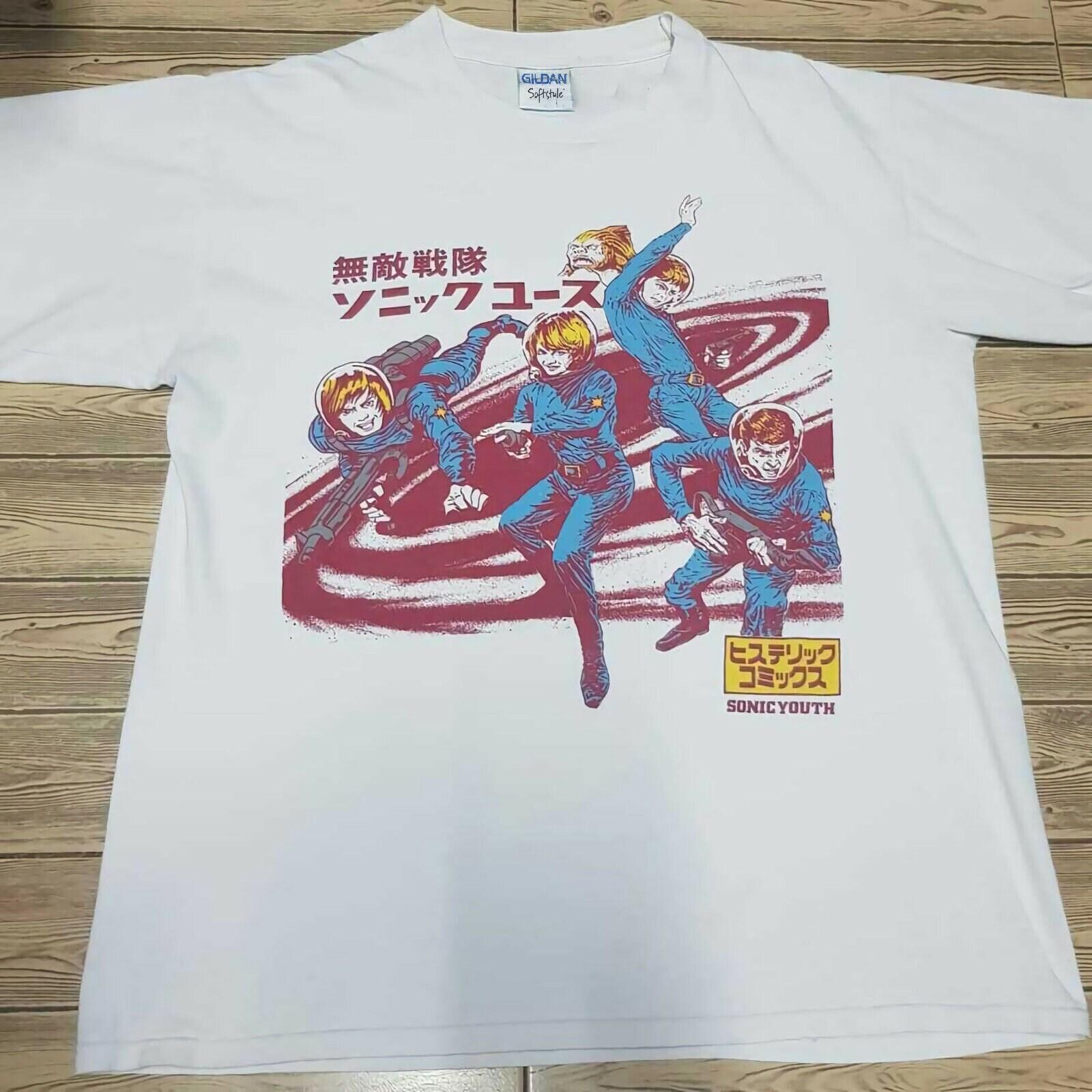 New Sonic youth japan vtg Men s T-Shirt Size USA S