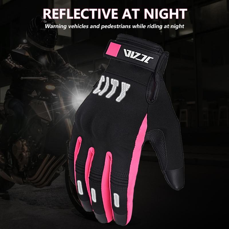 Motorcycle Gloves Women Touchscreen Motocross Gloves Hard Shell Protective Anti-fall Motorbike Gloves Waterproof for ATV BMX MTB