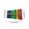 8 Key Xylophone Musical Instrument Sensory Toy Fine Motor Skills Kids Wooden Hand Knock