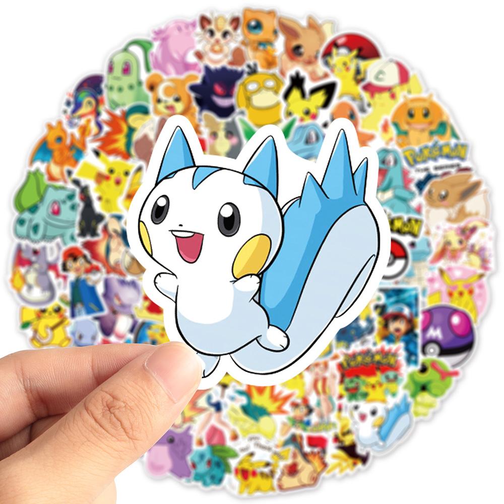 10/30/50/100pcs Anime Graffiti Stickers Cute Pikachu Decals Water Bottle Notebook Skateboard Kawaii Cartoon Sticker Pack