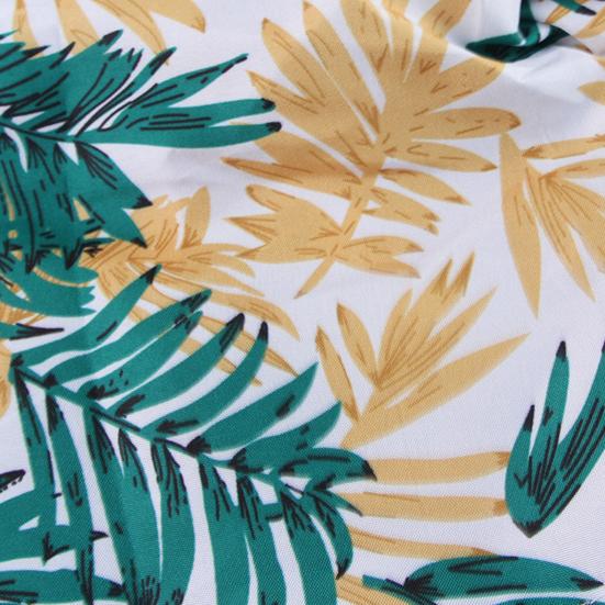 Hawaii Duck Outfit Lapel Pet Duck Clothing Tropical Leaf Print Costume for Pet Ducks And Geese Parties Beach Seaside Outings Dress-up