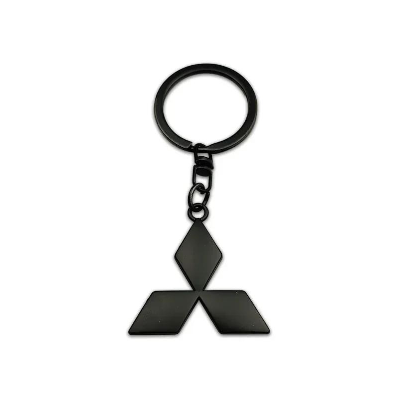 

Alloy Car Keychain Key Ring Key Holder For Mitsubishi ASX Ralliart Eclipse Competition TRITION Evolution X Gifts чёрный