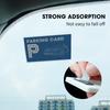 1-10pcs Car Windshield Parking ID Transparent Protective Card Holder Auto Cards Holders Tickets Suction Cup Clip Fastener Clips