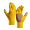 Winter Touchscreen Gloves Men Women Warm Knitted Gloves with Anti-Slip Palm Thickened Thermal Gloves for Outdoor Cycling Daily Outings