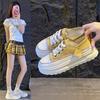 Shoes Lightweight and Breathable Little White Shoes Women's Summer 2025 New Thick-soled Heightening Sports and Leisure Versatile Two-wear Board Shoes