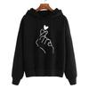 2019 Popular Women's Loose Casual Printed Hooded Sweatshirt
