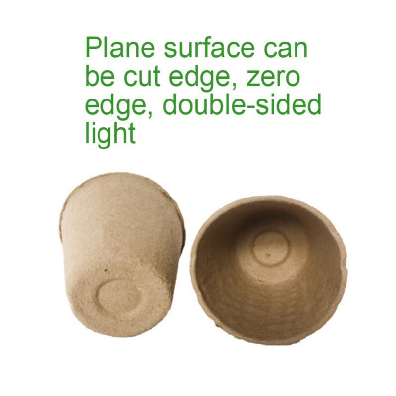 10/50/100pcs Paper Nursery Pots Planter Set Round Biodegradable Seedlings FlowerPot Garden Balcony Cultivation Tray Nursery Cup