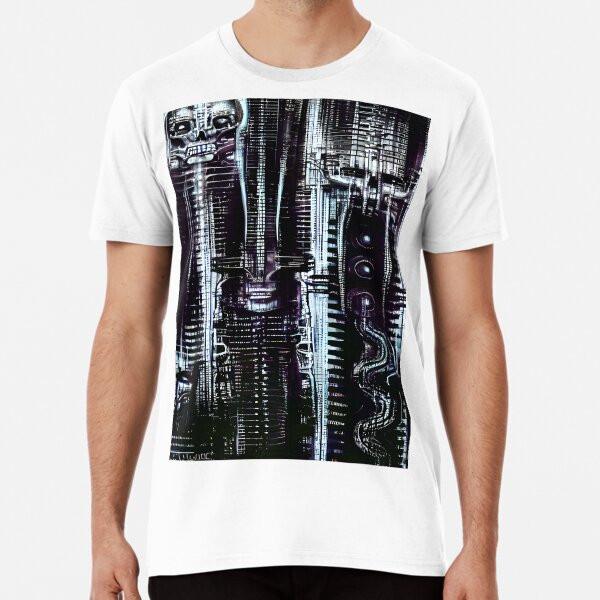 HR Giger Steampunk Pattern  S to 5XL Made in the AU/USA T-Shirt