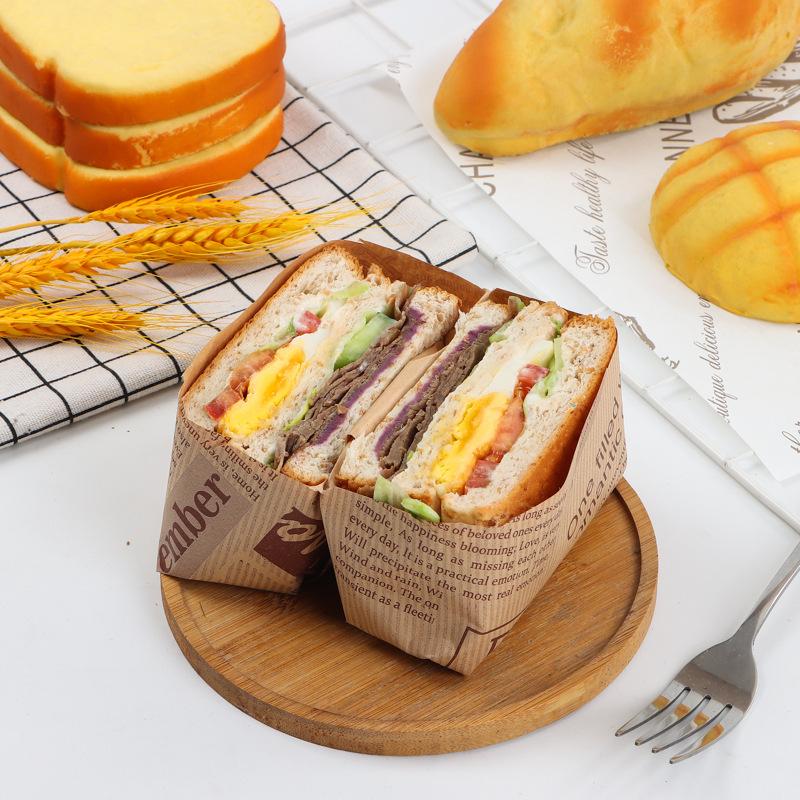 50pcs Large Size Thick Grease-proof Food Paper, Kraft Sandwich Wrapping Paper for Picnic Basket Lined Cooked Kitchen Accessories