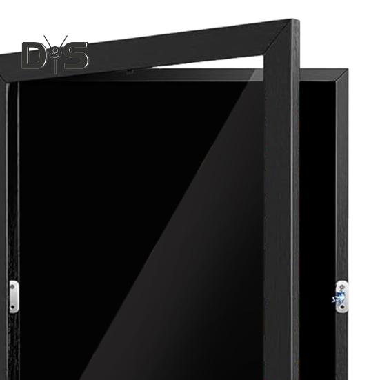 Enamel Pin Display Case Large Capacity Dustproof Easy To Install Tabletop Black Pin Display Board Wall Hanging Enamel Pin Holder