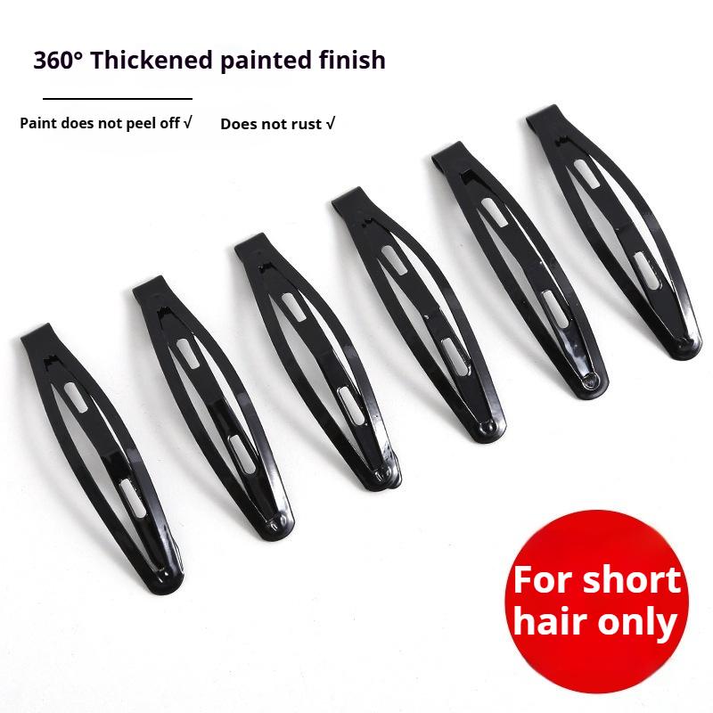5Pcs Hairpin Black BB Clip Pea Clip Water Drop Clip Bangs Clip Headdress Adult Hairpin Side Clip Hair Accessories
