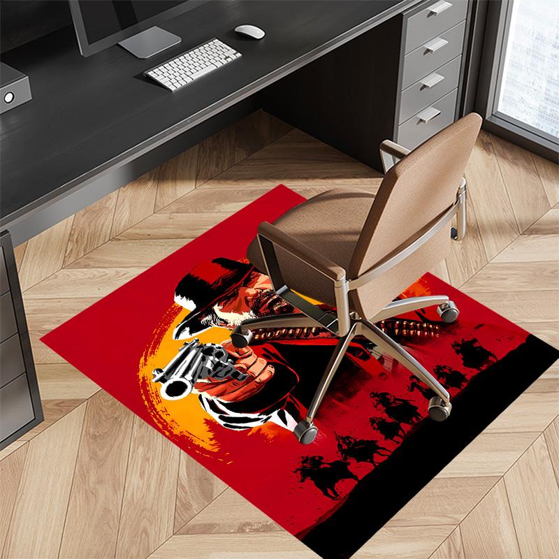 Red Dead Redemption1 Printed Absorbent Washable Carpet, Non-Slip Bathroom Mats, Kitchen Rugs, Yoga Mat,Living Room Entrance, Camping Picnic Rugs