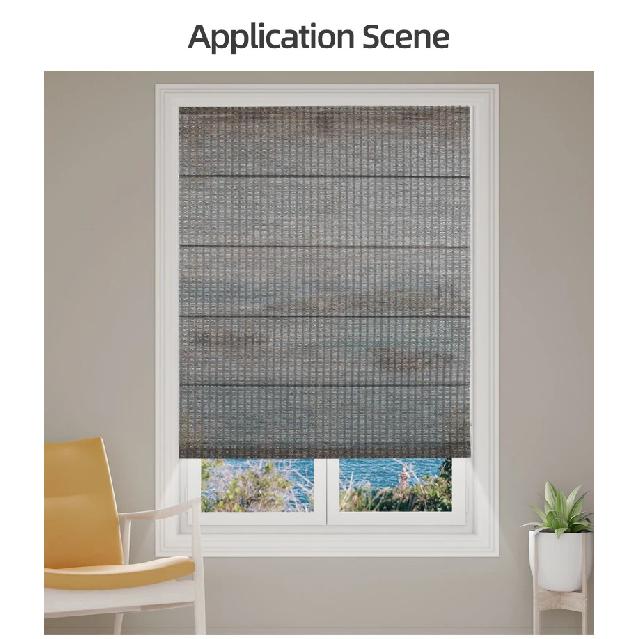 Roman Shades for Windows Roman Shades for Windows Bamboo Blinds for Window Outdoor Roller Blind Spring Cordless Reed Blinds