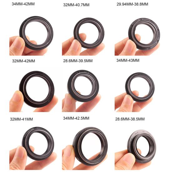 Seal Ring Dust-proof Heat-resistant Plastic Front Fork Seal Ring for Mountain Bike
