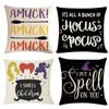 Halloween Throw  Cover Case Decorations 18 X 18 Inch Home Decorations Cushion Case For Sofa Couch Set Of 4