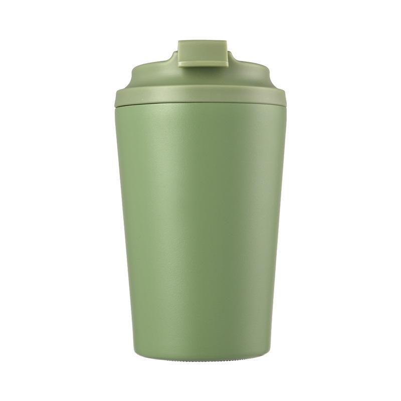 12oz Mehrfarbige Isolierte Edelstahl-Kaffeetasse mit Direkttrinkdeckel