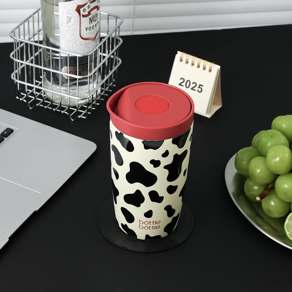 BOTTLE BOTTLE Tumbler 350ml, One-Touch Open/Close, Leak-Proof, Vacuum Insulated, Keeps Drinks Hot