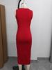 Chic Européen: Robe sexy sans manches moulante pour femme