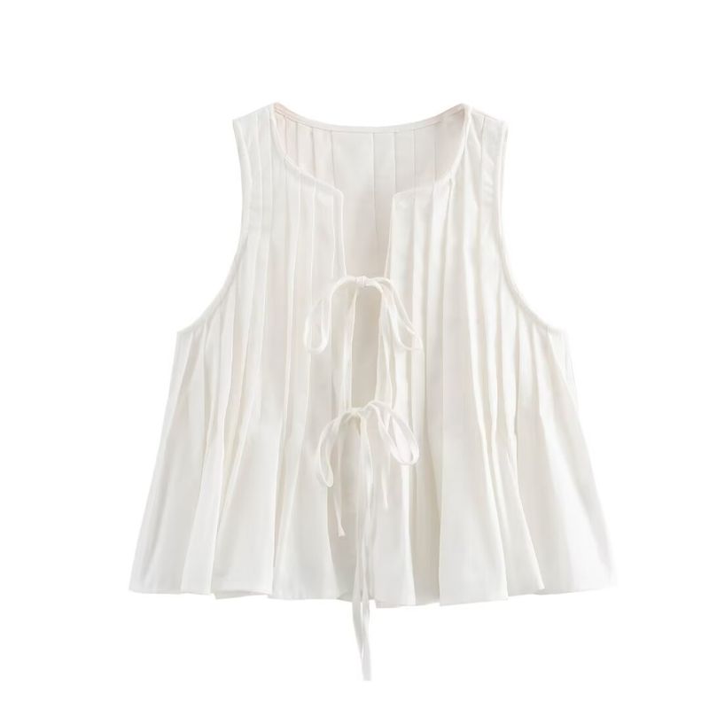 Kaslead New Arrival Women's Clothing Fashion Style Fashion Minimalist Pleated Cotton Shirt Casual Skirt Suit