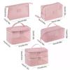 Travel Mesh Makeup Bag Wash Bag Cosmetic Bag Zipper Container For Women Toiletry Bag Makeup Organizer Portable Storage Pouch
