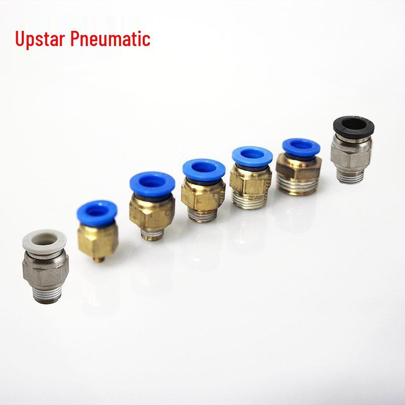 Trachea Quick Connector Pneumatic Plug-in Male Thread PC6/8/10-M5/02