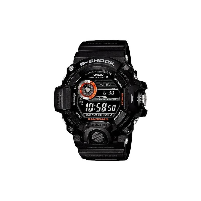 

Casio G-SHOCK MASTER OF G Range Man triple induction solar movement resin strap Japanese and Korean watch men s watch black dial GW-9400BJ-1JF чорний