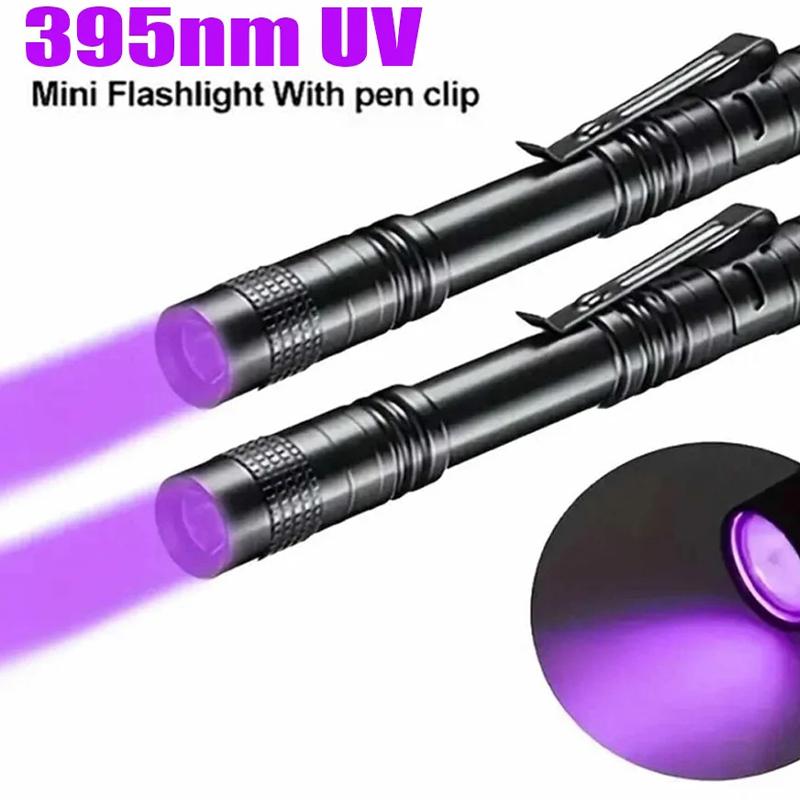 Mini LED Flashlight Portable Violet Light Pet Urine Scorpion Detector UV Lamp UV Flashlight 395nm Ultraviolet Torch With