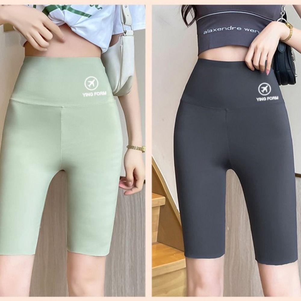 Breathable Tummy Control Women Leggings Tight Biker Shorts Hip Lift Yoga Shorts Gym Fitness