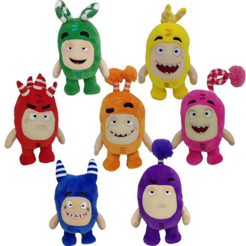 18cm Oddbods Plush Doll Toys Stuffed Multi-color Cute Cartoon Plushie Doll Gifts For Children