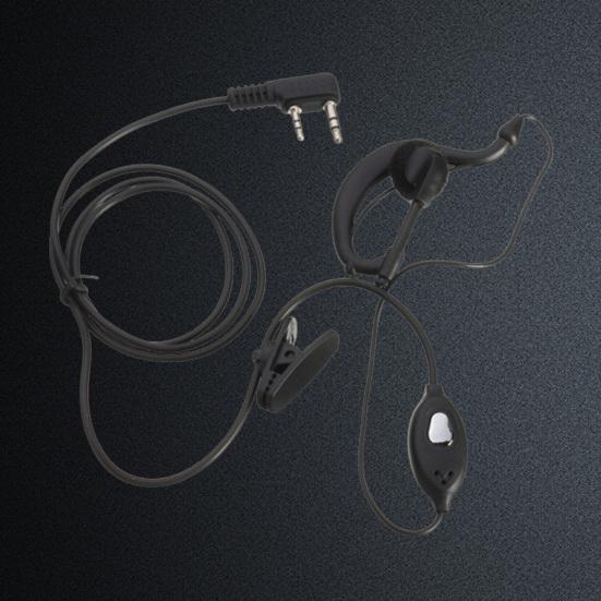 Căști radio cu design cu clemă microfon Sensibilitate ridicată Calitate bună a sunetului Peste ureche Comunicare fluidă 50dB 2 pini Walkie-talkie