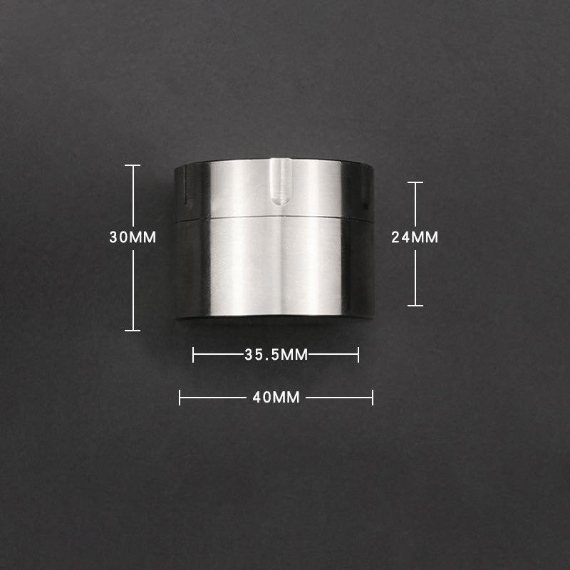Big Capacity Storage Tank Waterproof Moisture-proof Medicine Storage EDC Canister Titanium Alloy Seal Bottle Box Pill Case